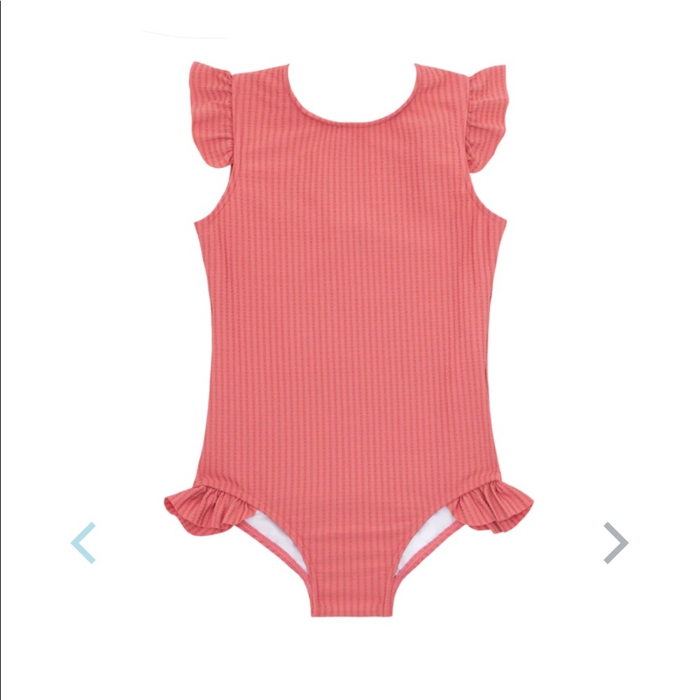 Minnow swimsuit! Beautiful coral color no longer sold.